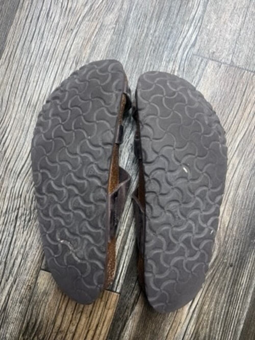 Birkenstock Multi Strap Sandals Womens 8 / EU 39 Dark Brown Leather - Picture 2 of 5